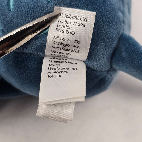 Jellycat Woddletot Blue Elephant Plush Toy Soft 11" Baby Collectible - Picture 8 of 14